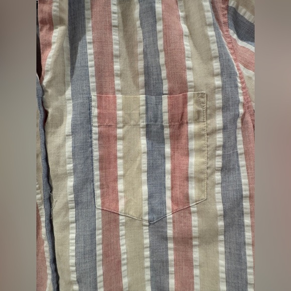 Vintage Diane Von Furstenberg Striped Retro Button
Front Collared Shirt Size 10 - Picture 7 of 15